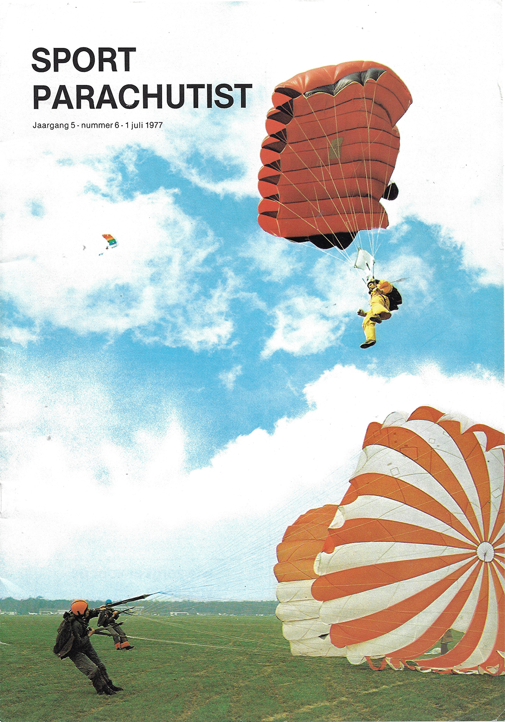 1977 sportparachutist montage